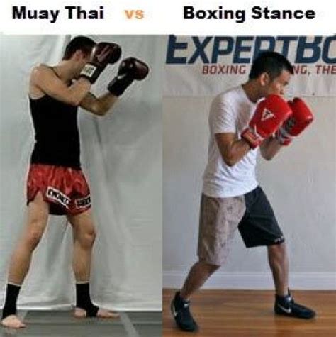 Muay Thai Vs Boxing Stance Boxing Boxing Stance Muay Thai Boxing