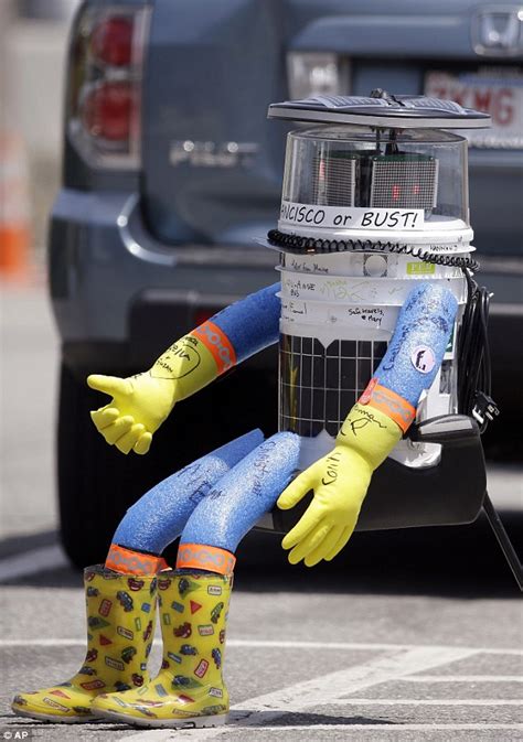 Hitchhiking Robot Hitchbot Embarking On Coast To Coast Tour Across Us