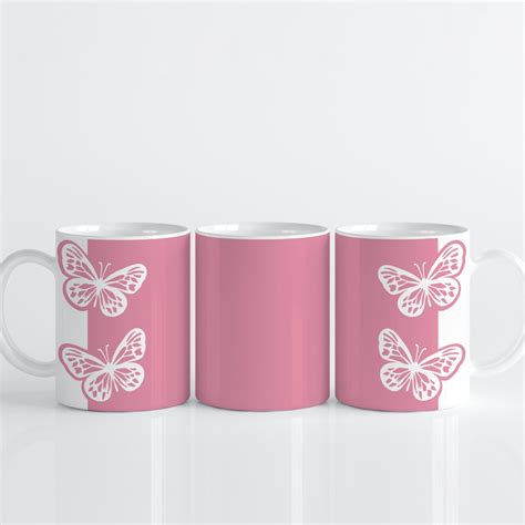 Butterfly Mug SVG - Crafting in the Rain