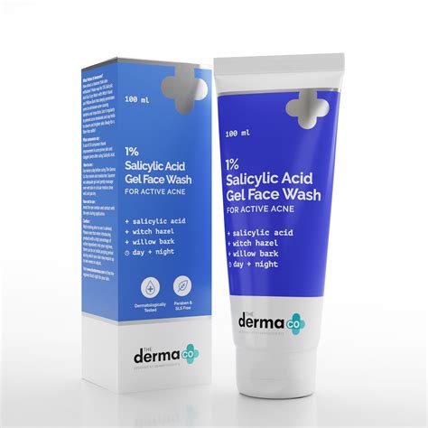The Derma Co Salicylic Acid Face Wash For Active Acne With Salicylic Acid Witch Hazel Buy