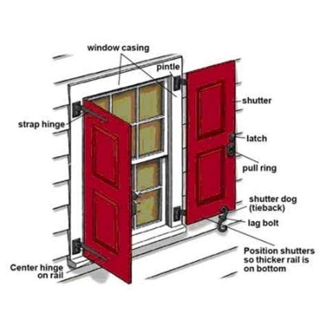 Then order your shutters in that height and width. How to Hang Exterior Shutters