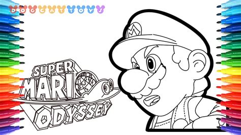 How To Draw Mario Odyssey Super Mario 57 Drawing Coloring Pages For