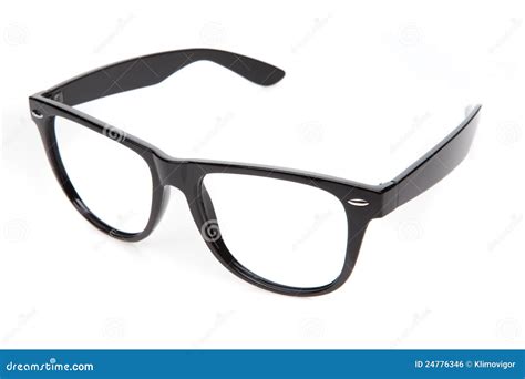Nerd Glasses On Isolated White Background Stock Photo Image Of