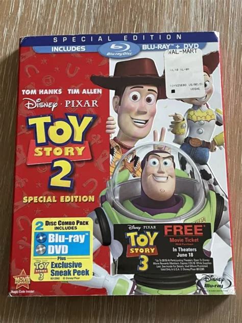 Toy Story 2 Special Edition 2 Disc Combo Blue Ray And Dvd 825 Picclick