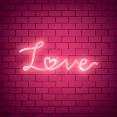 Neon Love Illustration Download Free Vectors Clipart Graphics