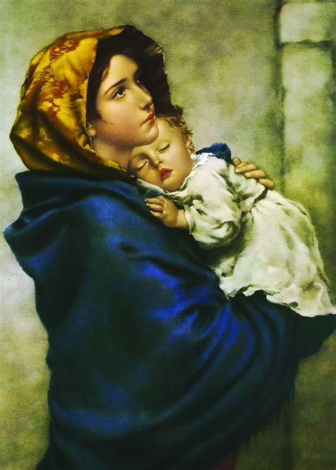 Madonna Of The Streets Print 5x7 Blessed Mother Mary Blessed Virgin