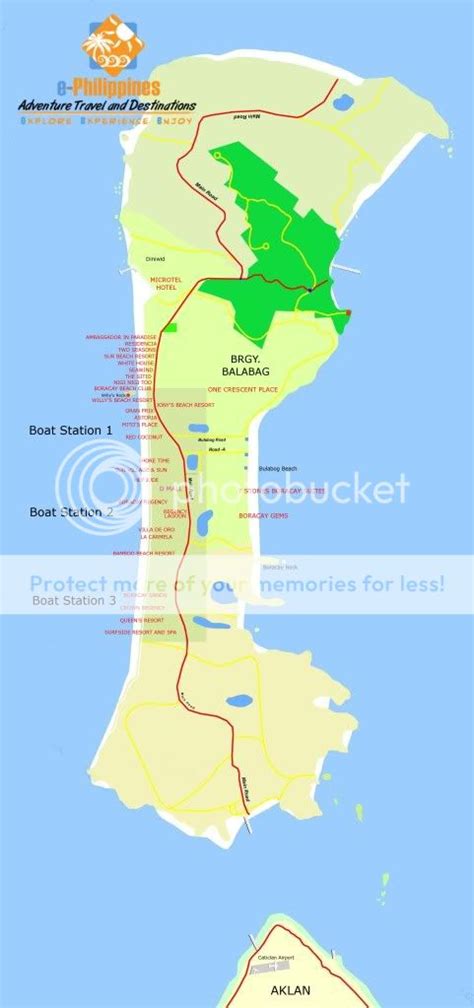 Boracay Hotels Location Map
