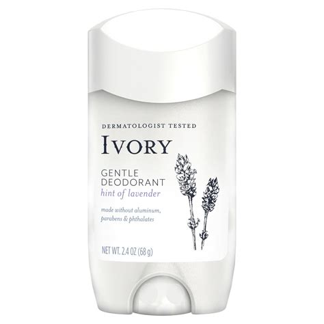 Ivory Gentle Aluminum Free Deodorant Hint Of Lavender 24 Oz