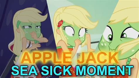 Equestria Girls Springbreakdown Applejack Sea Sick Moments Youtube