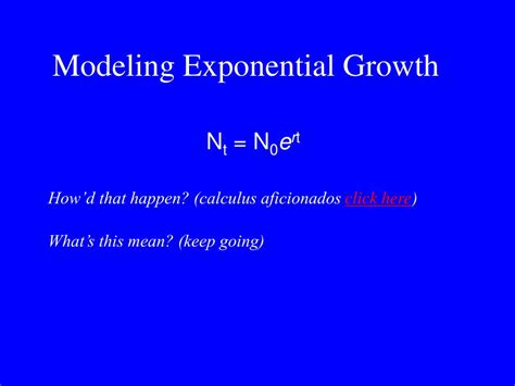 Ppt Population Dynamics I Exponential Growth Powerpoint