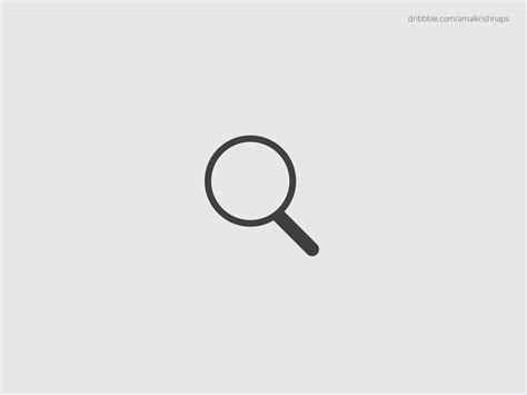 Search Micro Interaction By Amalkrishna P S On Dribbble