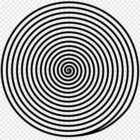 Círculo Espiral Ponto Padrão Espiral Branco Monocromático Png Pngegg