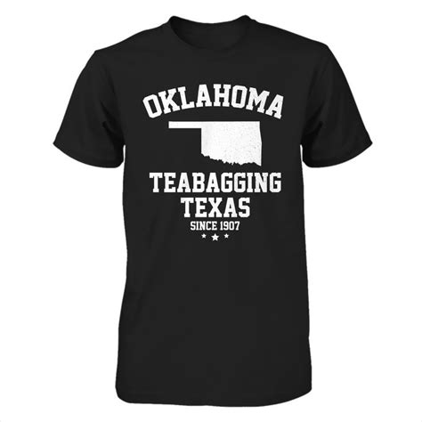 Limited Edition Oklahoma Teabagging Mens Tops Mens Tshirts Mens
