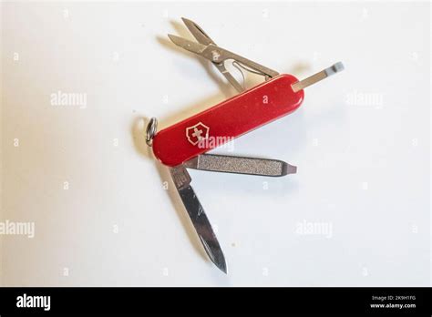 Miniature Swiss Army knife Stock Photo - Alamy