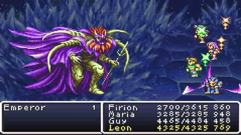 Final Fantasy Ii Dawn Of Souls Gba Final Boss Battle Emperor Youtube