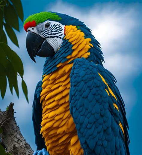 Free Image A Beautiful Macaw Parrot
