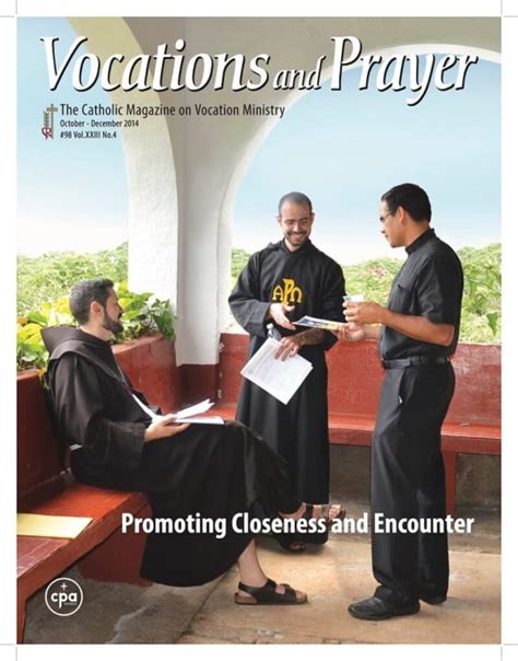 Issue 98 Vocations And Prayer