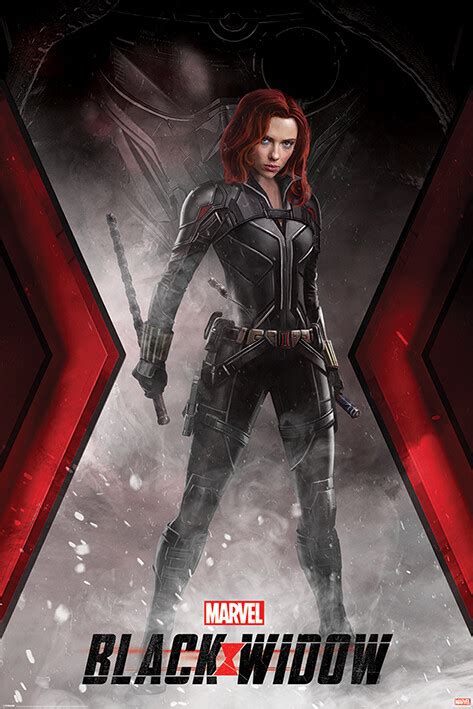 Poster Black Widow Widowmaker Battle Stance Wall Art Ts
