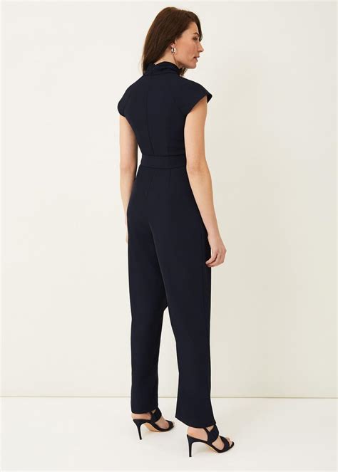 Jumpsuits Womens Phase Eight Bree Jumpsuit Navy — Masnpaws