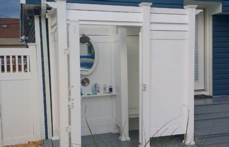 Check out our outdoor shower selection for the very best in unique or custom, handmade pieces from our craft supplies & tools shops. PVC Outdoor Shower Enclosures | Phoenix Manufacturing