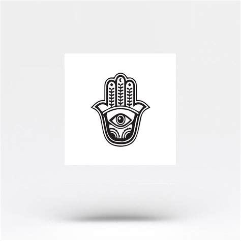 Hamsa Temporary Tattoo Set Of 3 Small Tattoos