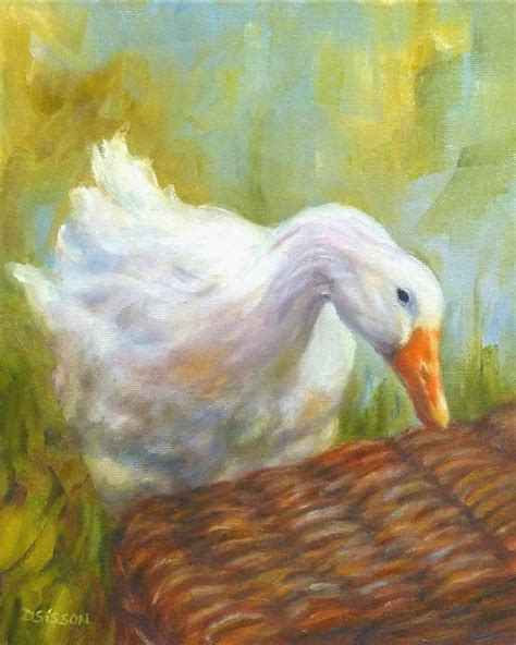 Curious Duck Oil On Canvas 10 X 8 One Of My Favorite Subjects To