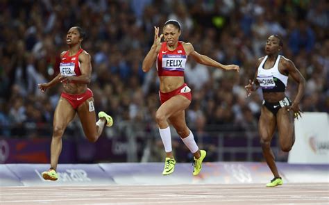 Womens 200m Track And Field Result Allyson Felix Wins Gold In Final