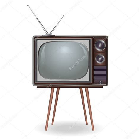 Vintage Television Illustration