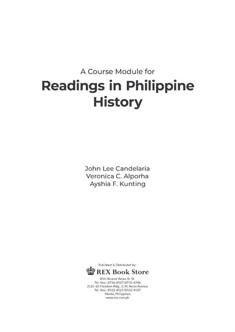 History Module Lecture Notes Reading In Philippine History Hot Sex Picture
