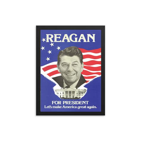 Ronald Reagan Campaign Vintage Ad Poster 1980 Ebay