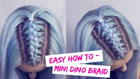 Easy How To Mini Dino Braid Lovefings Youtube