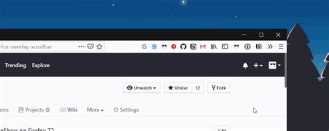 Firefox Overlay Scrollbar