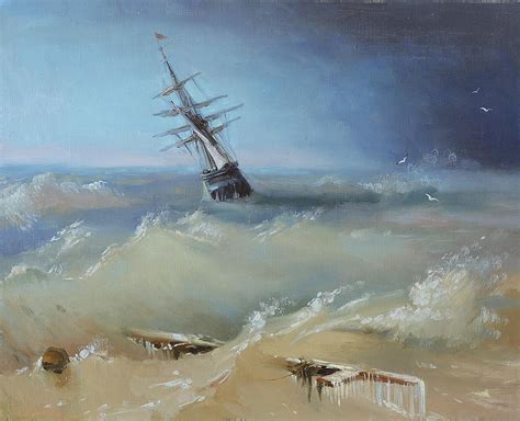 Stormy Waters Painting By Ilya Kondrashov