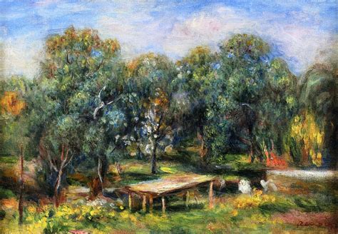 Landscape At Collettes Pierre Auguste Renoir