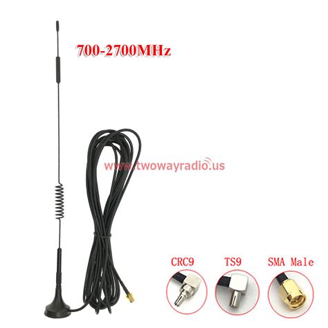 2g 3g 4g Lte Magnetic Antenna 700 2700mhz 12dbi Ts9 Sma Male Connector
