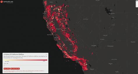 Californias Wildfire History In One Map Watts Up With That