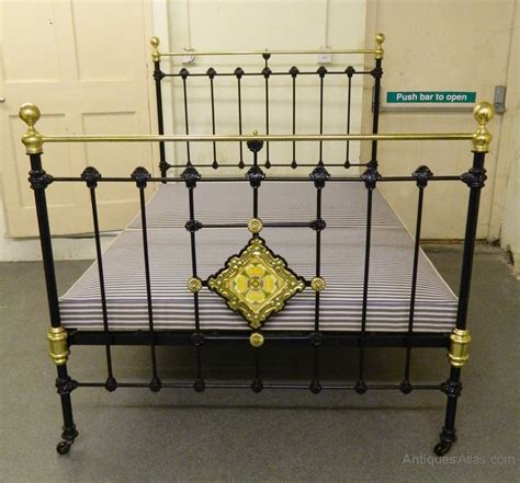 Antique Cast Iron And Brass Bed Antiques Atlas
