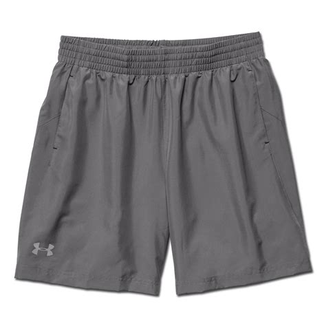 Under Armour Launch Woven Shorts 17 Cm Gray Under Armour Launch Woven
