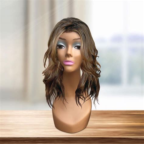 Female Bald Mannequin Head Manikin Smooth Stable Base Display Model