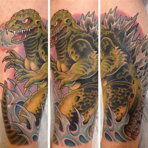 Immense Godzilla Tattoos Godzilla Tattoo Tattoo Designs Men My Xxx