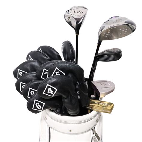Iron Golf Club Head Covers Set For Callaway Titleist Ping Taylormade