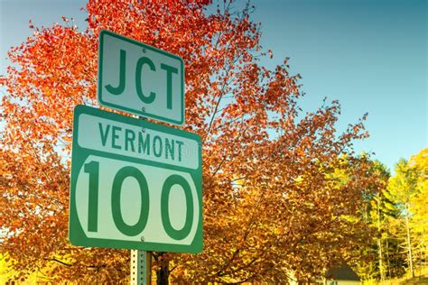 Welcome To Vermont Sign Stock Image Image Of Road Border 23169603