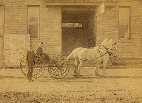 1800s Vintage Photo Of Horse Drawn Carriage Photograph By Charles Beeler
