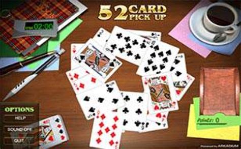 52 Card Pick Up Jouez Gratuitement à 52 Card Pick Up Sur Jeucc