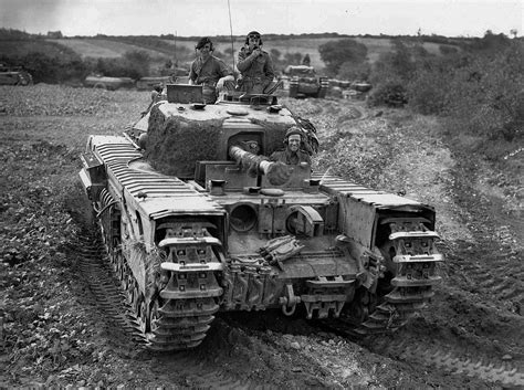 The Churchill Tank Formally The Tank Infantry Mk Iv A22 Was A