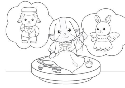 Male tortoiseshells are rare and are usually sterile. Calico Critters Coloring Pages to download and print for free