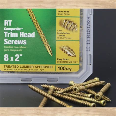 What Size Screws To Use For Decking Boards Frame Railings Updated