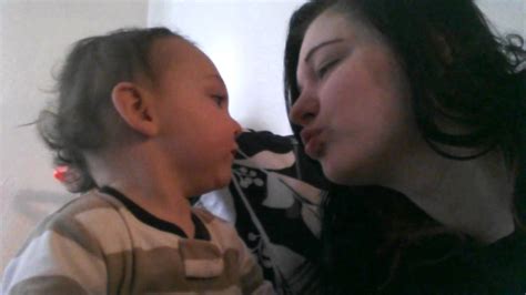 Nephew Colby Giving Auntie Kisses Youtube