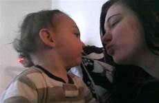nephew kisses auntie