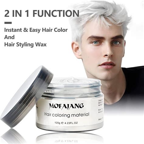 Mofajang White Temporary Hair Color Wax Natural Hairstyle Cream Best Price Online Jumia Kenya